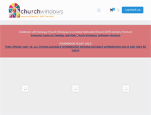 Tablet Screenshot of churchwindows.com